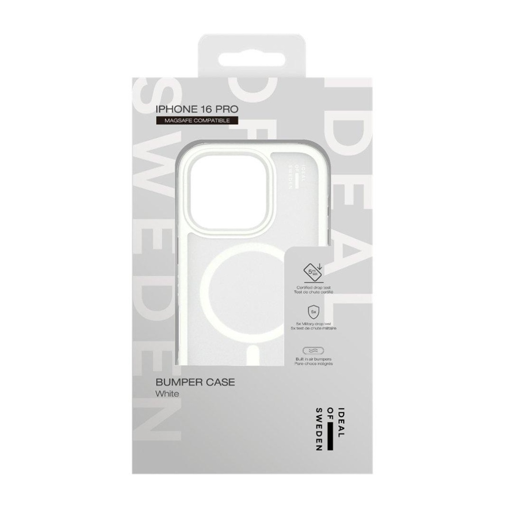 iDeal of Sweden iPhoneケース White Magsafeつき 北欧 iDeal Of Sweden MagSafe Bumper Case for iPhone 16 Pro